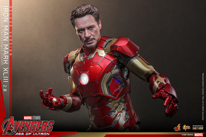 ムービー・マスターピース DIECAST アイアンマン・マーク43（2.0／デラックス版） 1/6スケール