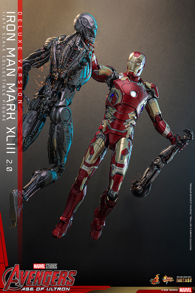 ムービー・マスターピース DIECAST アイアンマン・マーク43（2.0／デラックス版） 1/6スケール
