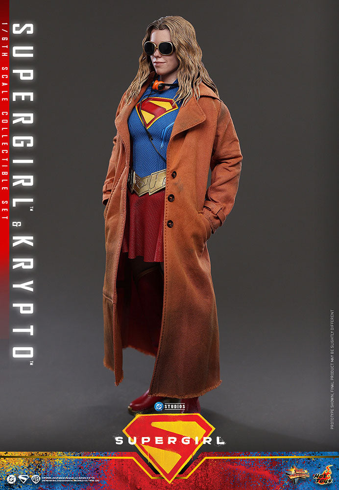 ムービー・マスターピース スーパーガール＆クリプト 1/6スケール