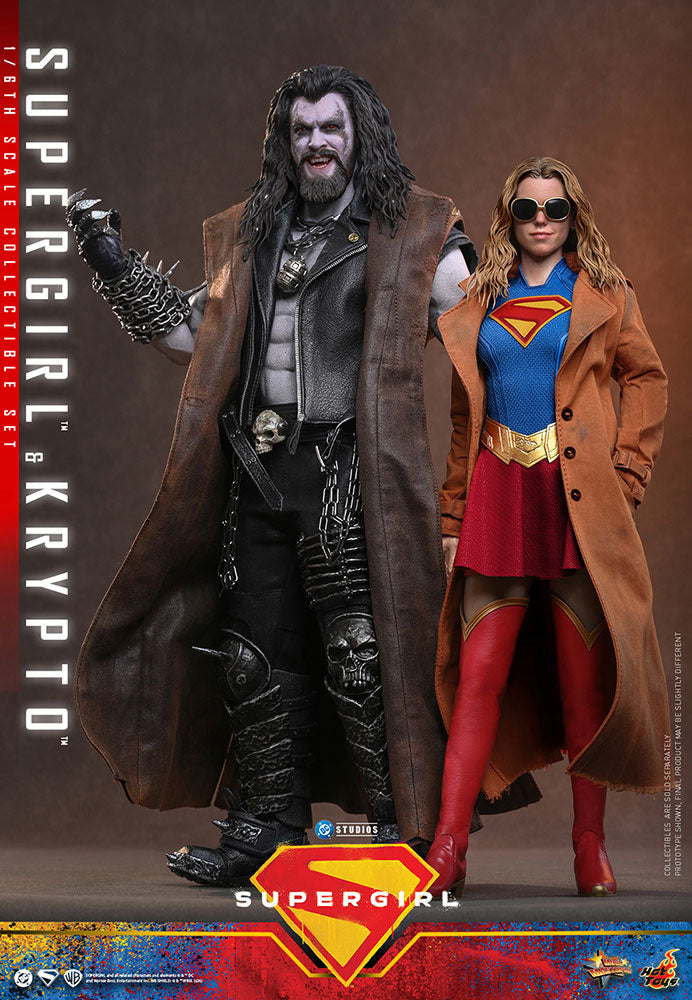 ムービー・マスターピース スーパーガール＆クリプト 1/6スケール