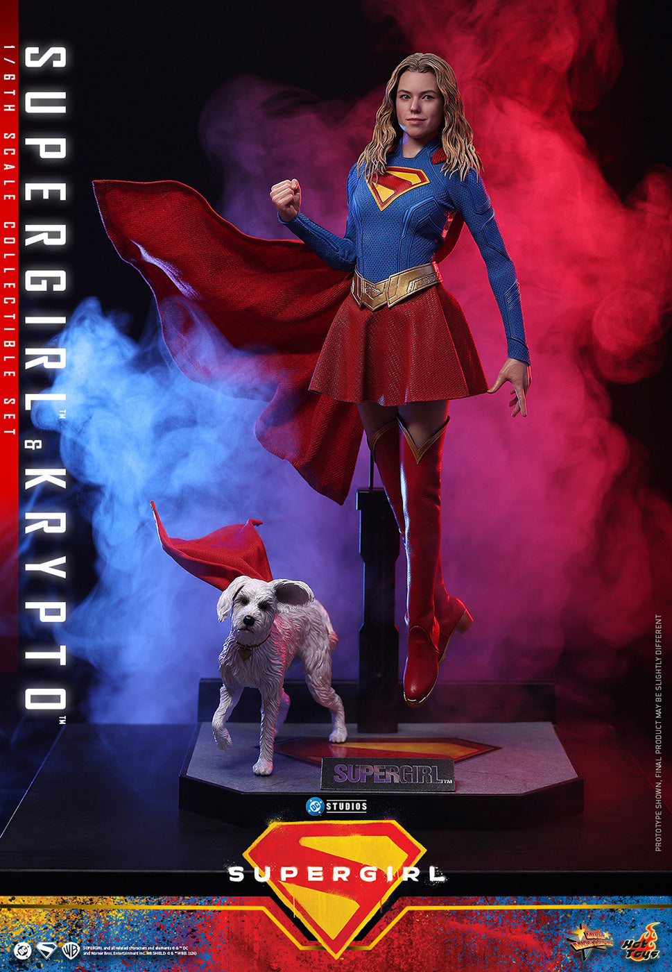 ムービー・マスターピース スーパーガール＆クリプト 1/6スケール