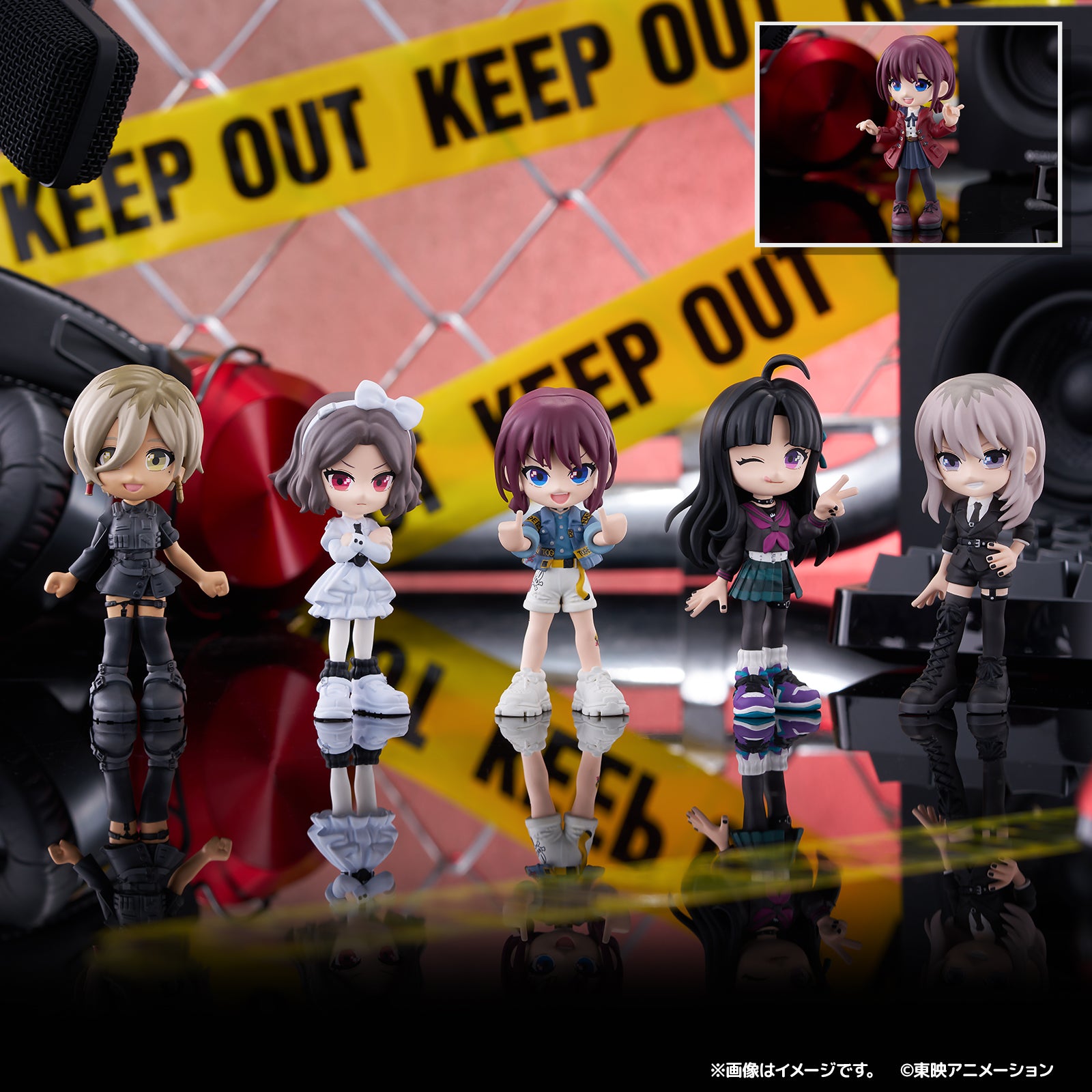 【新品】 ガールズバンドクライ　ヴィレヴァン限定　BOX アニメ「ガールズバンドクライ」 コレクションフィギュアRICH