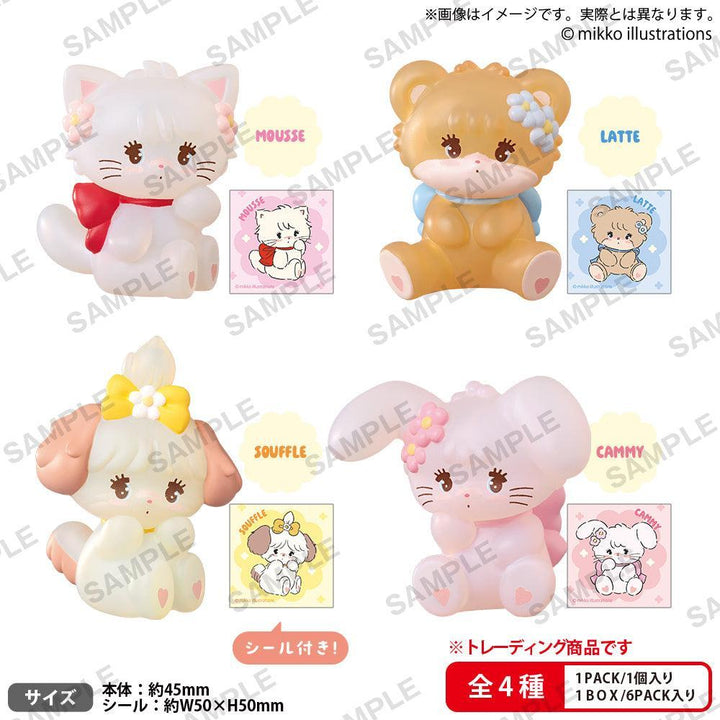 [BOX販売]mikko illustrations LOVE FRIENDS ソフビコレクション -6個入りBOX-