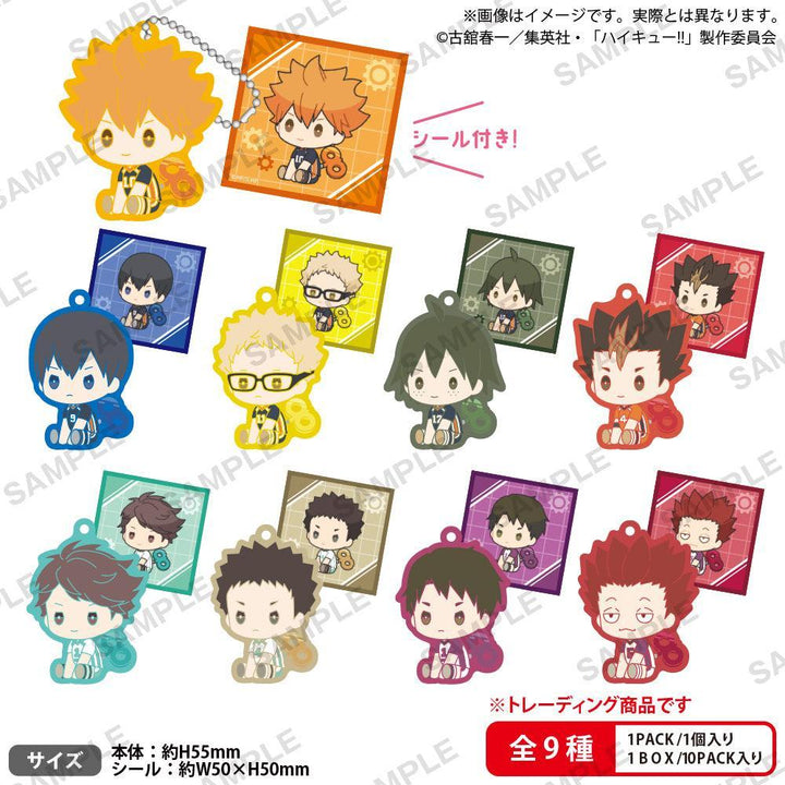 [BOX販売]ハイキュー!! ぺたっとねじまきらばーきーほるだー vol.1 -10個入りBOX-