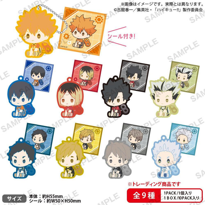 [BOX販売]ハイキュー!! ぺたっとねじまきらばーきーほるだー vol.2 -10個入りBOX-