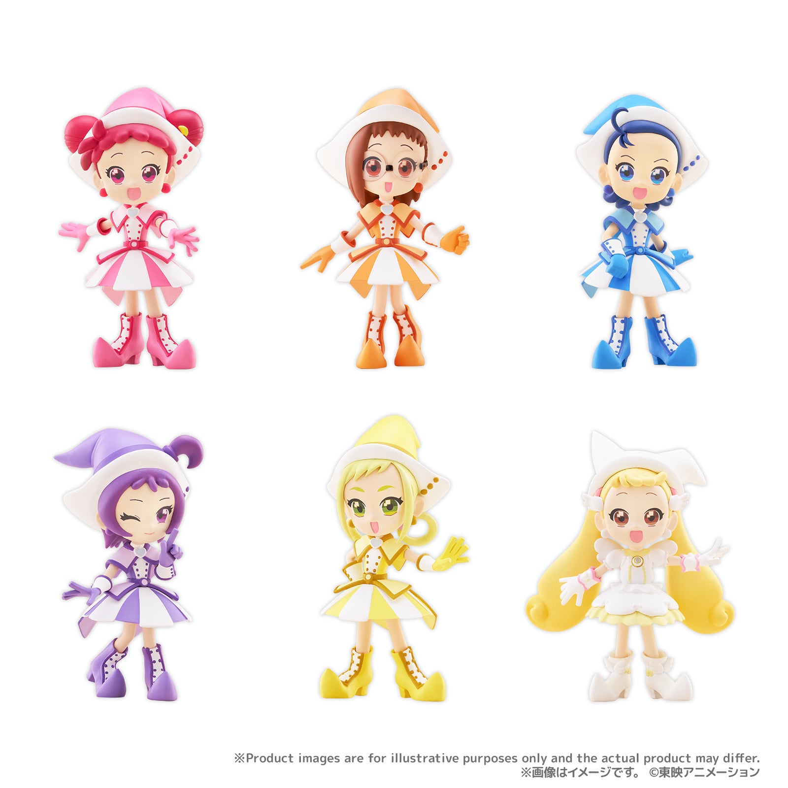 【当時品/廉価版】おジャ魔女どれみドッカ〜ン！ 光る！コロンタップ BOX販売]PalVerse おジャ魔女どれみ ドッカ～ン！ -6個入りBOX