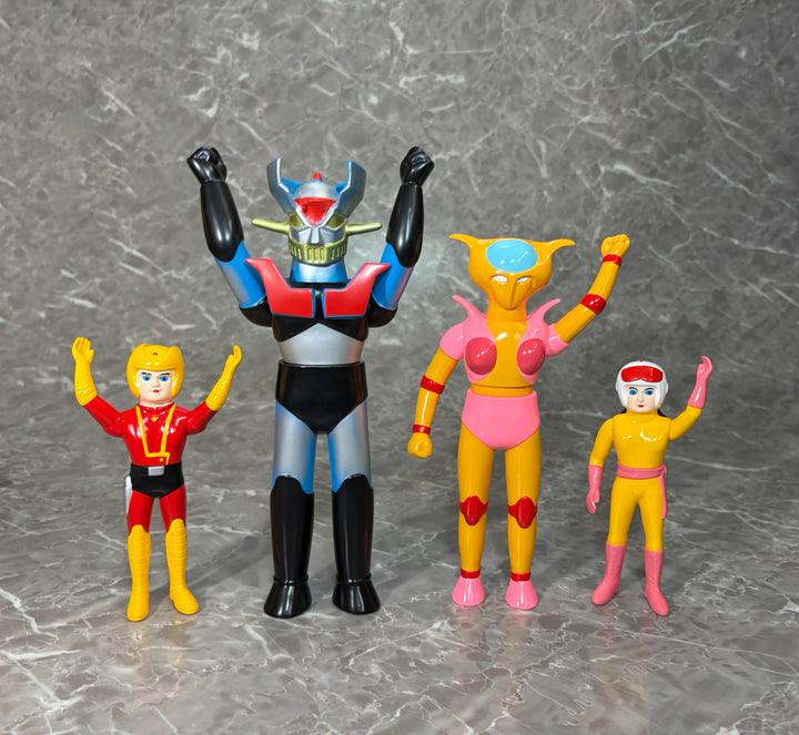バイナルアーカイブスプロジェクト 復刻版 正義のロボットマジンガーZ ソフビセット