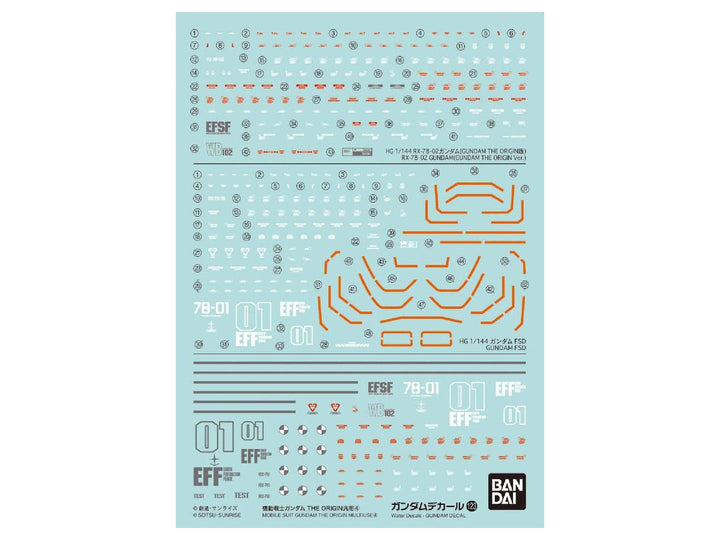 ガンダムデカール THE ORIGIN汎用�C