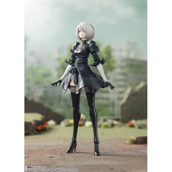 2B S.H.Figuarts 塗装済み可動フィギュア