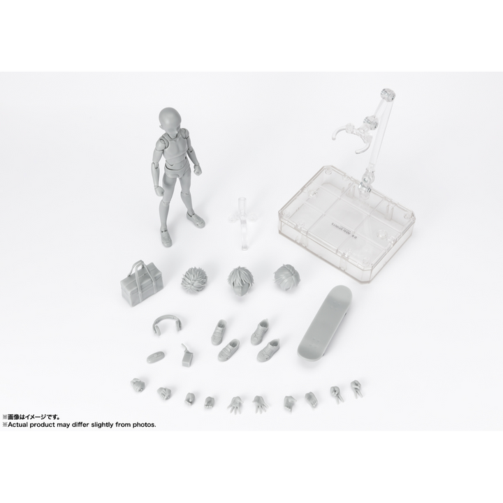 S.H.Figuarts ボディくん -スクールライフ- Edition DX SET (Gray Color Ver.)