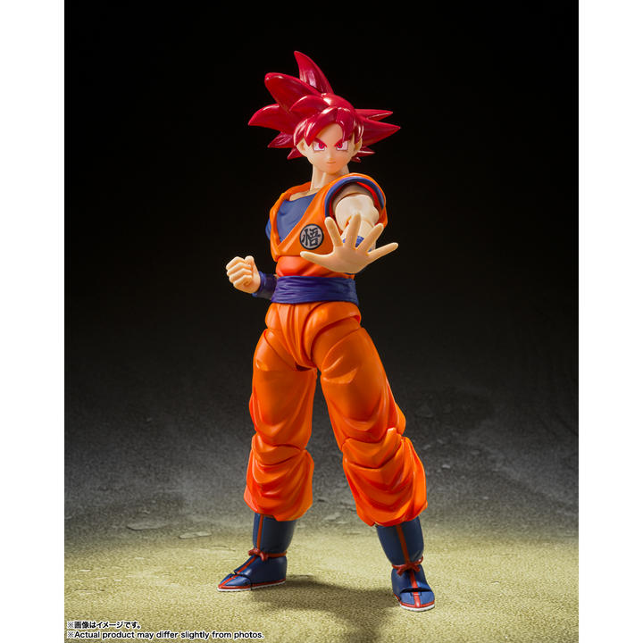 【再販】S.H.Figuarts スーパーサイヤ人ゴッド孫悟空-正しき心がもたらすサイヤ人の神-