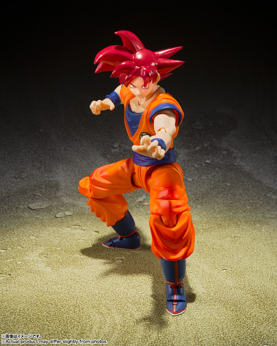 【再販】S.H.Figuarts スーパーサイヤ人ゴッド孫悟空-正しき心がもたらすサイヤ人の神-