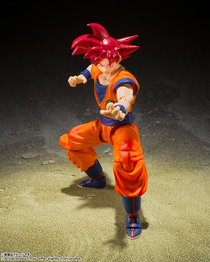 【再販】S.H.Figuarts スーパーサイヤ人ゴッド孫悟空-正しき心がもたらすサイヤ人の神-