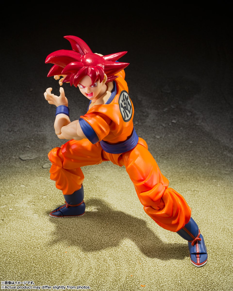 【再販】S.H.Figuarts スーパーサイヤ人ゴッド孫悟空-正しき心がもたらすサイヤ人の神-