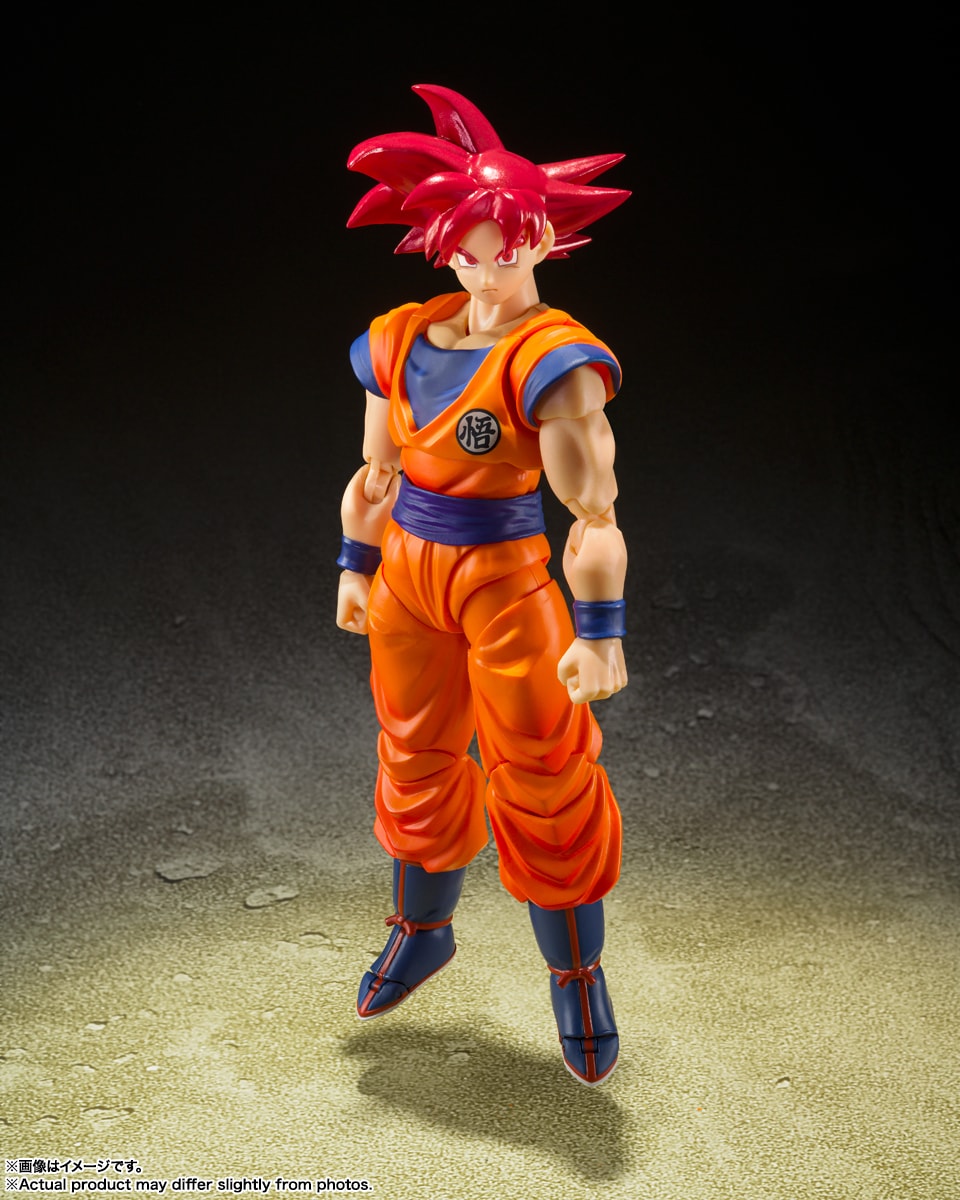 再販】S.H.Figuarts スーパーサイヤ人ゴッド孫悟空-正しき心が