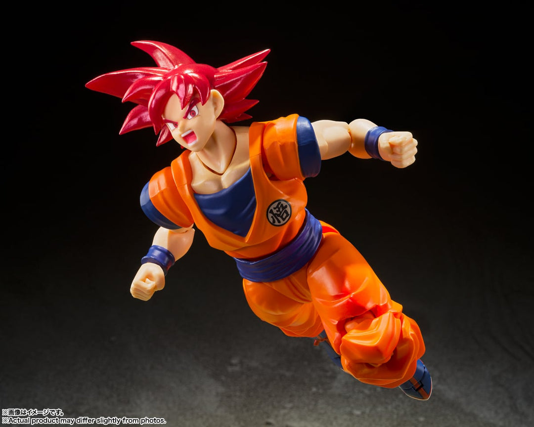 【再販】S.H.Figuarts スーパーサイヤ人ゴッド孫悟空-正しき心がもたらすサイヤ人の神-