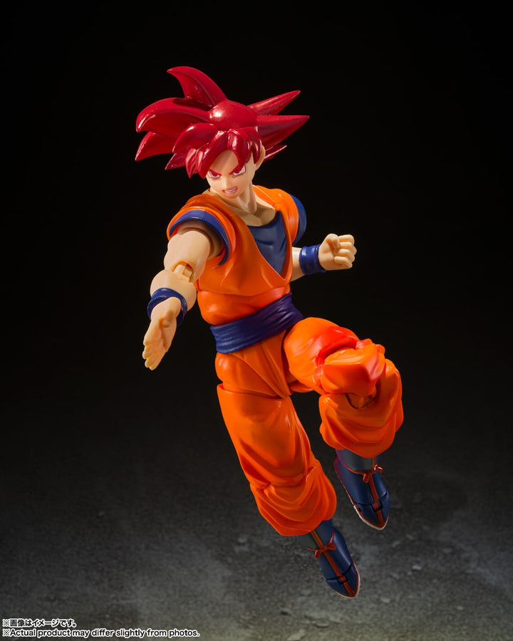 【再販】S.H.Figuarts スーパーサイヤ人ゴッド孫悟空-正しき心がもたらすサイヤ人の神-