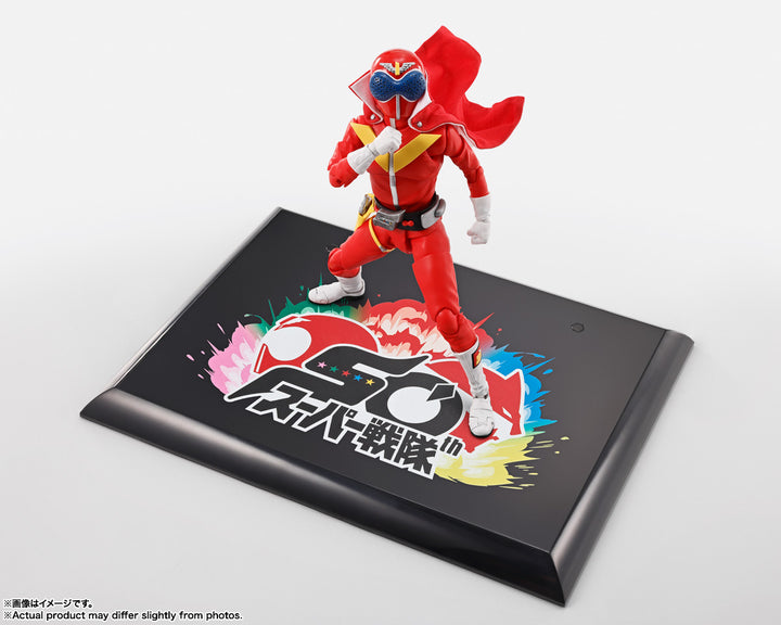 S.H.Figuarts(真骨彫製法) アカレンジャー スーパー戦隊 50th Anniversary Ver.（初回限定台座付属）