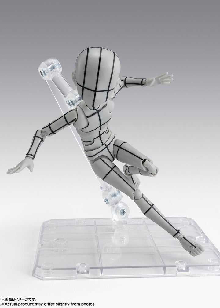 S.H.Figuarts ボディくん -杉森建- Edition-ワイヤーフレーム-(Gray Color Ver.)