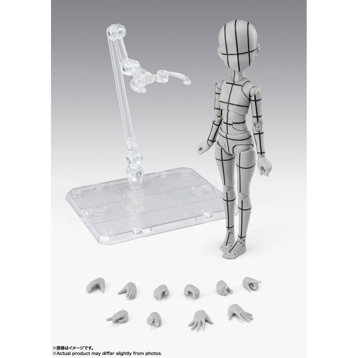 S.H.Figuarts ボディちゃん -杉森建- Edition-ワイヤーフレーム-(Gray