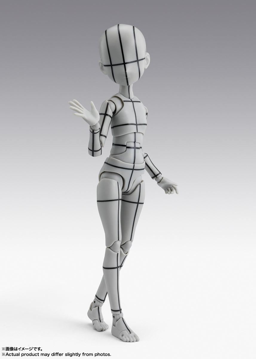 S.H.Figuarts ボディちゃん -杉森建- Edition-ワイヤーフレーム-(Gray Color Ver.)