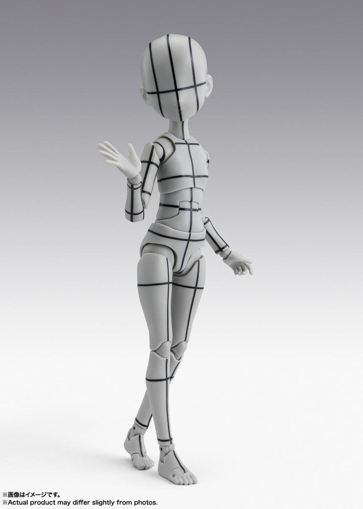 S.H.Figuarts ボディちゃん -杉森建- Edition-ワイヤーフレーム-(Gray Color Ver.)