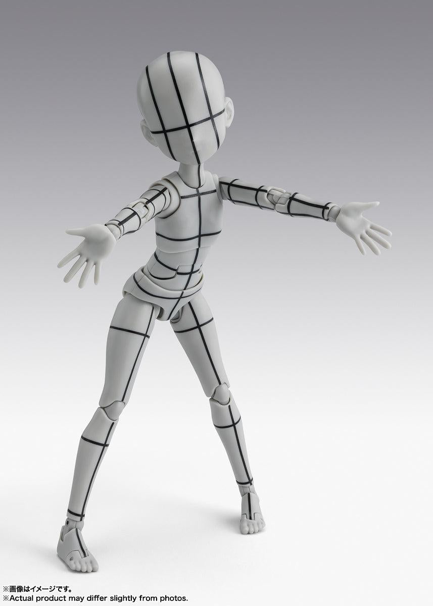 S.H.Figuarts ボディちゃん -杉森建- Edition-ワイヤーフレーム-(Gray Color Ver.)