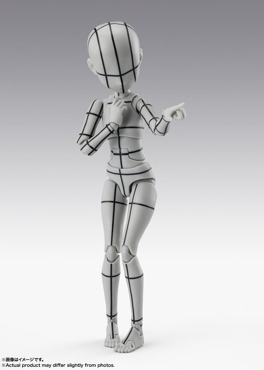 S.H.Figuarts ボディちゃん -杉森建- Edition-ワイヤーフレーム-(Gray Color Ver.)