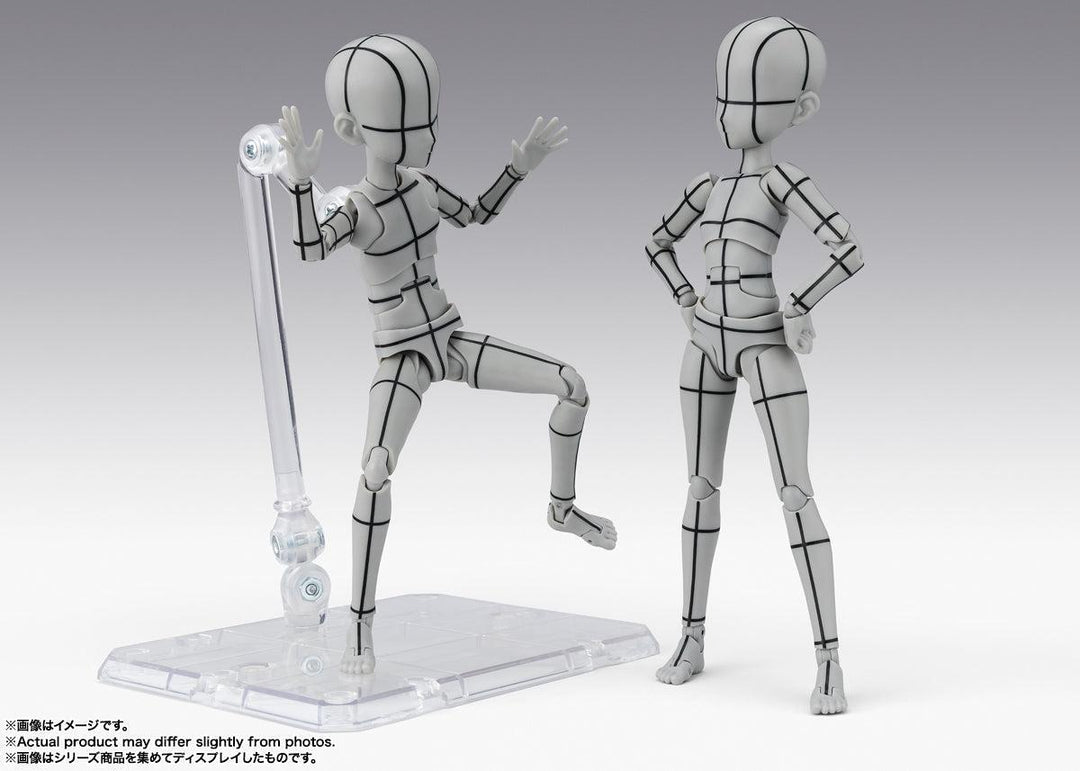 S.H.Figuarts ボディちゃん -杉森建- Edition-ワイヤーフレーム-(Gray Color Ver.)