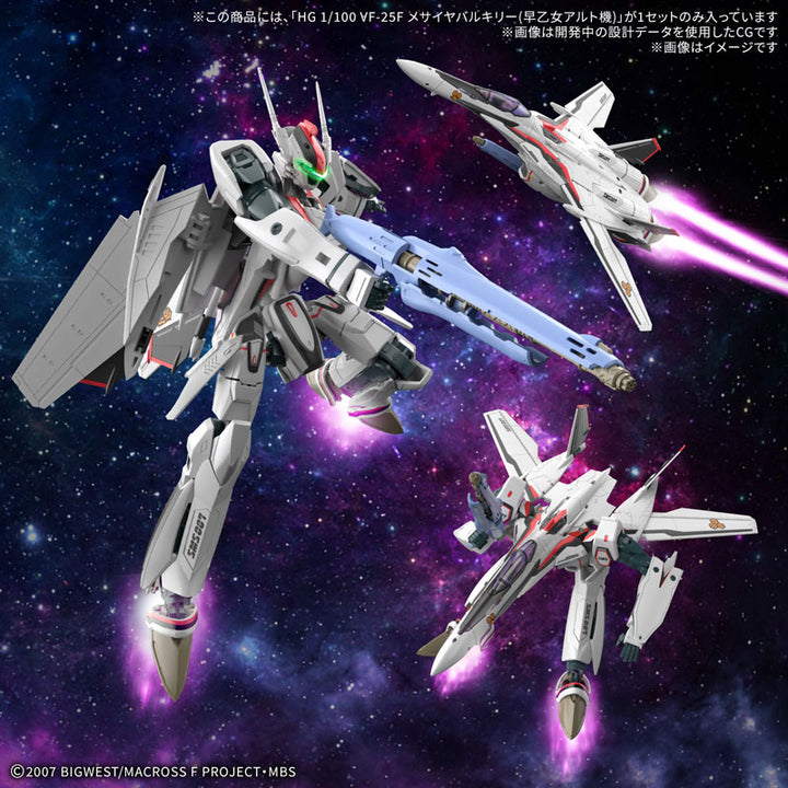 HG VF-25F メサイアバルキリー(早乙女アルト機) 1/100スケール