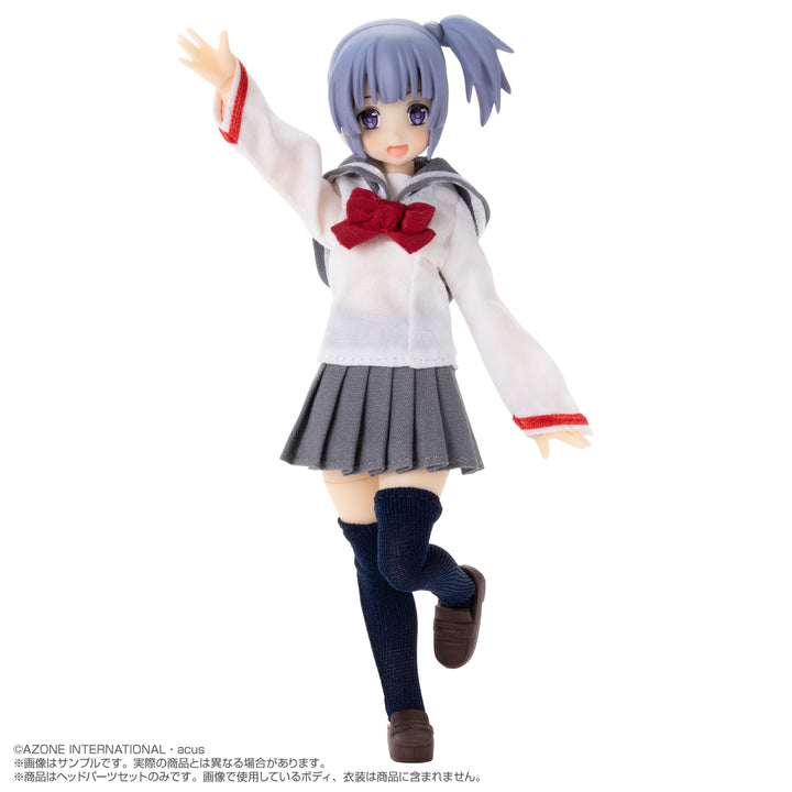 カスタムリリィ TYPE-A ヘッドパーツセット（青藤色） 1/12スケール