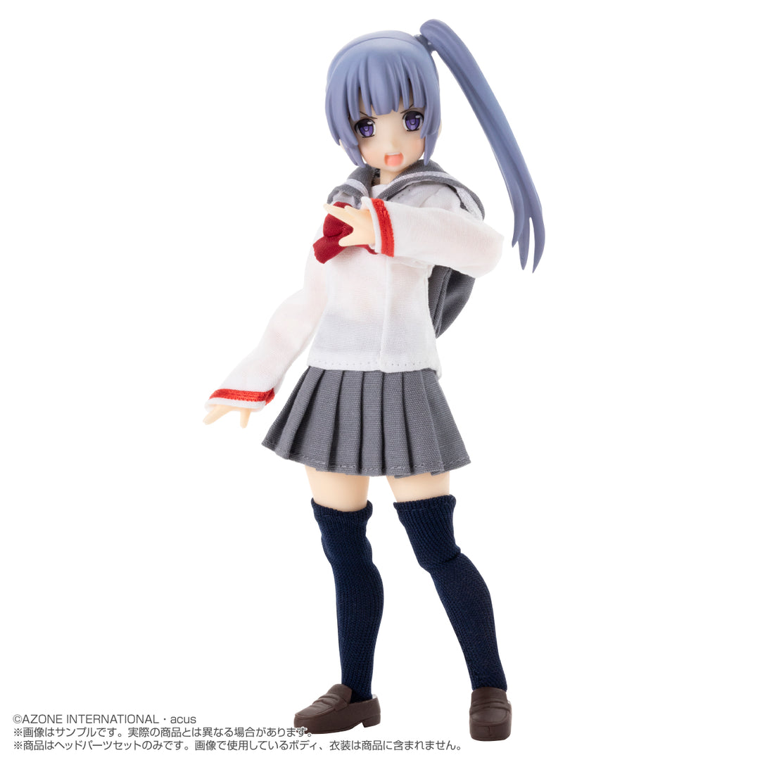 カスタムリリィ TYPE-A ヘッドパーツセット（青藤色） 1/12スケール