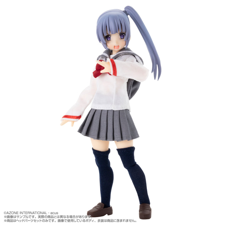 カスタムリリィ TYPE-A ヘッドパーツセット（青藤色） 1/12スケール
