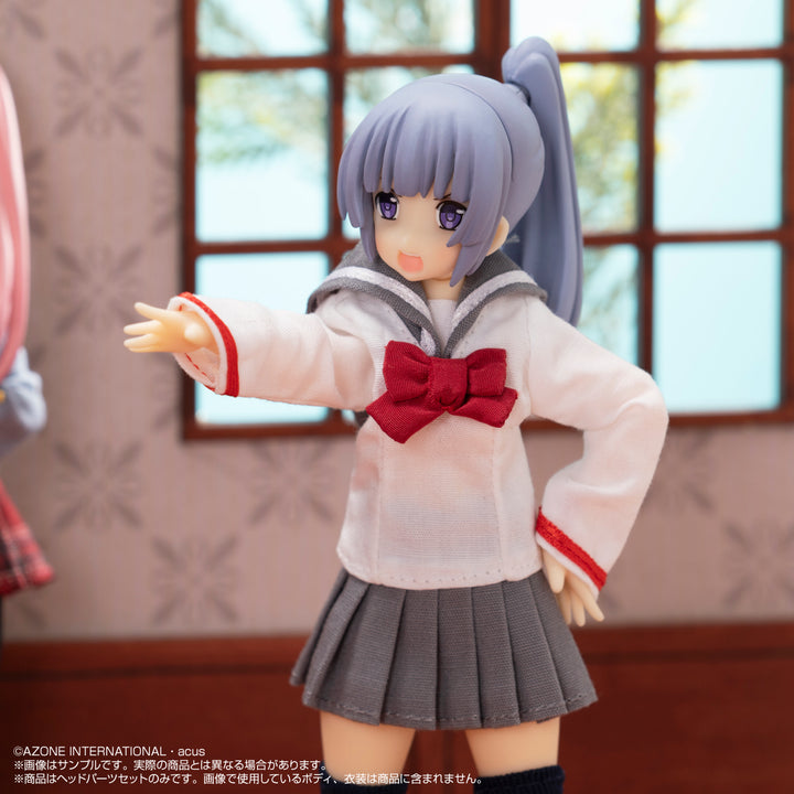 カスタムリリィ TYPE-A ヘッドパーツセット（青藤色） 1/12スケール
