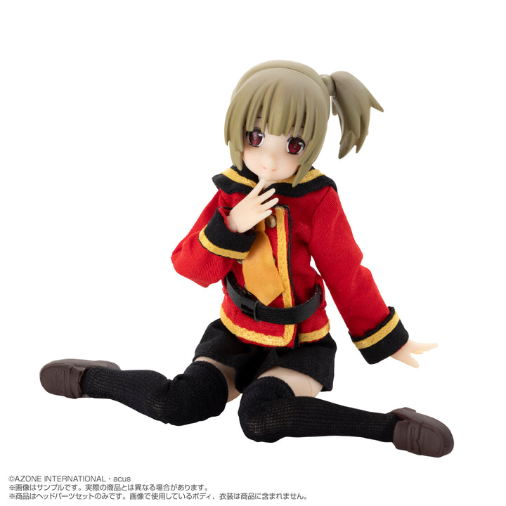 カスタムリリィ TYPE-A ヘッドパーツセット（亜麻色） 1/12スケール