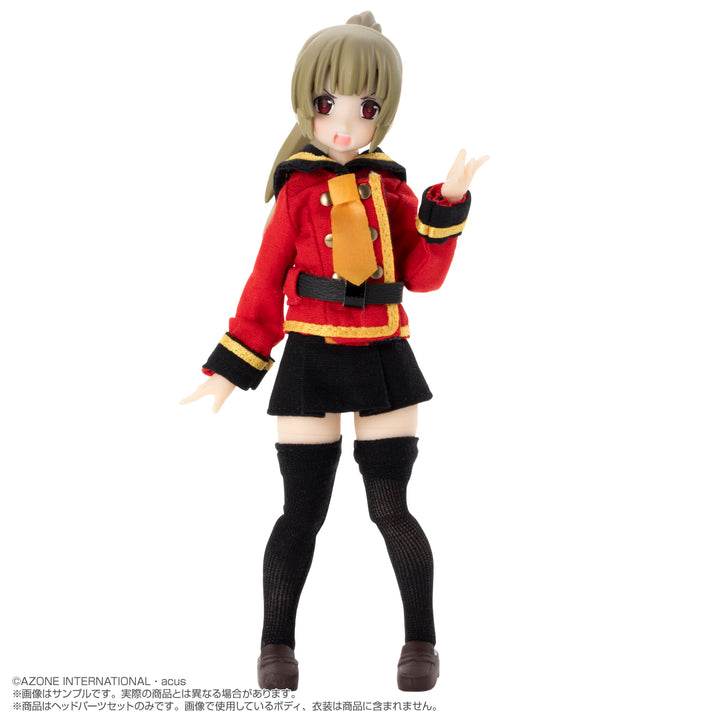 カスタムリリィ TYPE-A ヘッドパーツセット（亜麻色） 1/12スケール