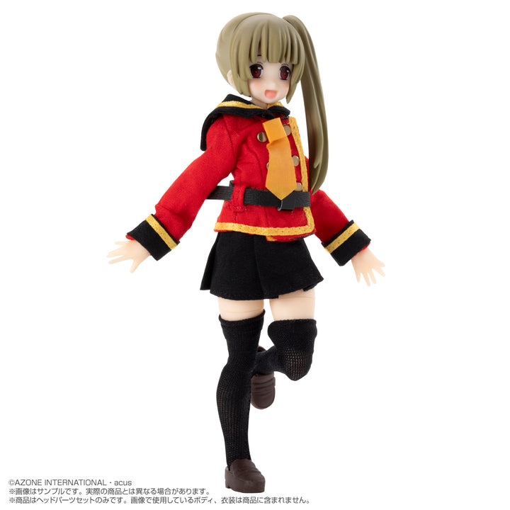 カスタムリリィ TYPE-A ヘッドパーツセット（亜麻色） 1/12スケール