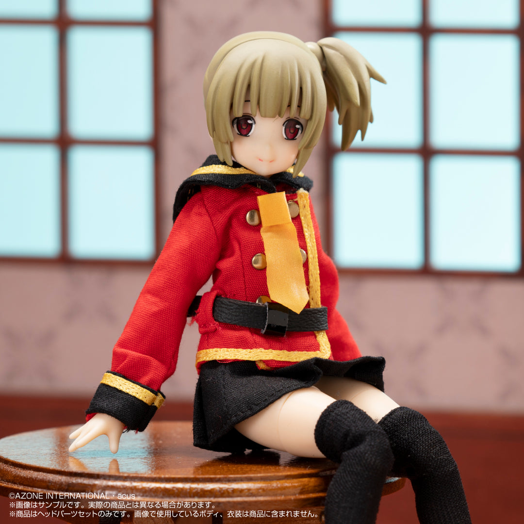 カスタムリリィ TYPE-A ヘッドパーツセット（亜麻色） 1/12スケール