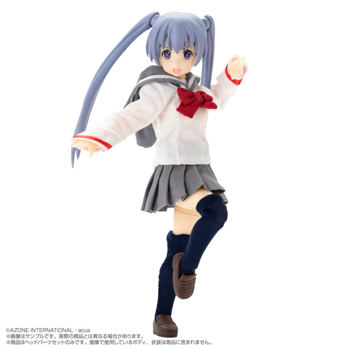 カスタムリリィ TYPE-C ヘッドパーツセット（青藤色） 1/12スケール