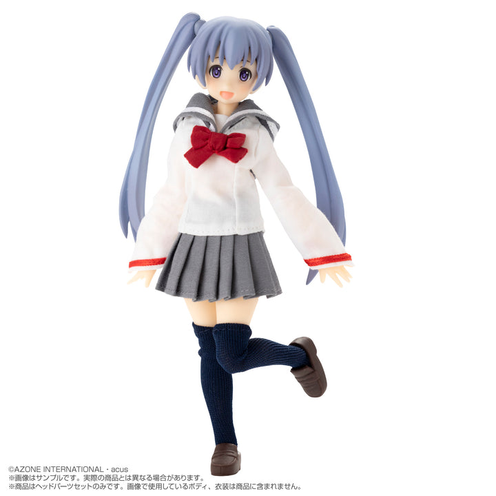 カスタムリリィ TYPE-C ヘッドパーツセット（青藤色） 1/12スケール