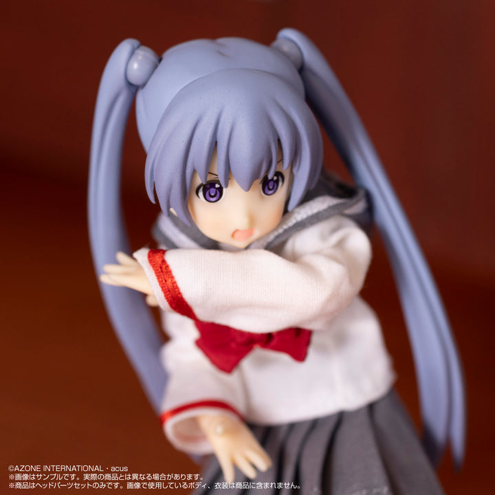 カスタムリリィ TYPE-C ヘッドパーツセット（青藤色） 1/12スケール
