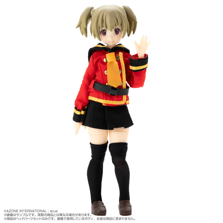 カスタムリリィ TYPE-C ヘッドパーツセット（亜麻色） 1/12スケール