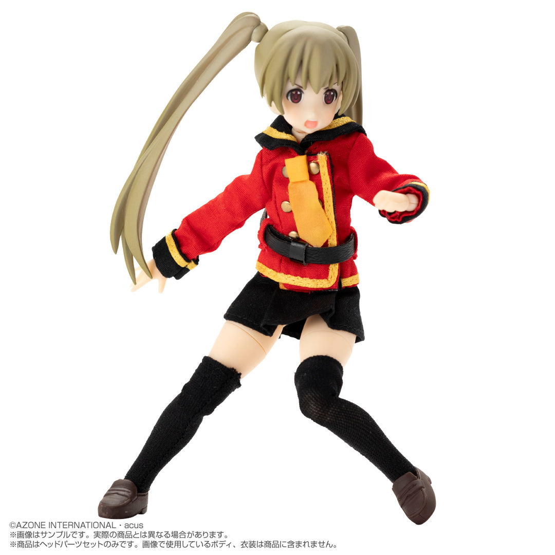 カスタムリリィ TYPE-C ヘッドパーツセット（亜麻色） 1/12スケール