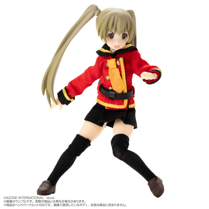 カスタムリリィ TYPE-C ヘッドパーツセット（亜麻色） 1/12スケール