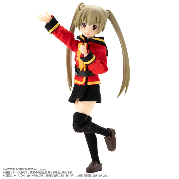 カスタムリリィ TYPE-C ヘッドパーツセット（亜麻色） 1/12スケール