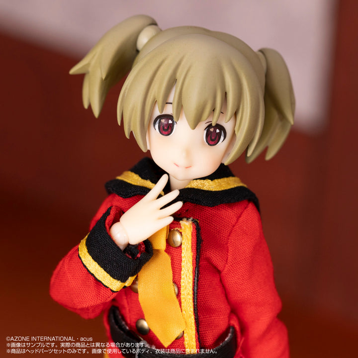 カスタムリリィ TYPE-C ヘッドパーツセット（亜麻色） 1/12スケール