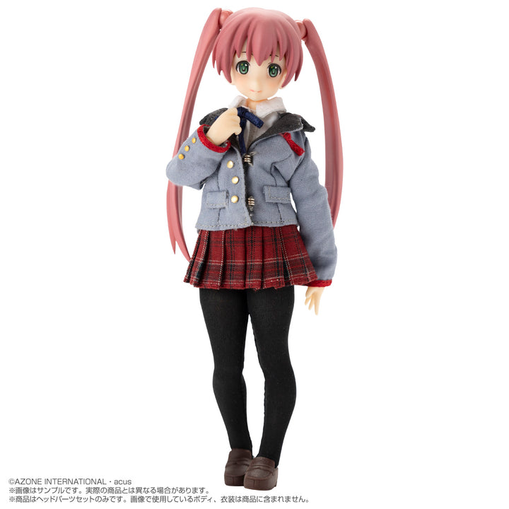 カスタムリリィ TYPE-C ヘッドパーツセット（紅藤色） 1/12スケール