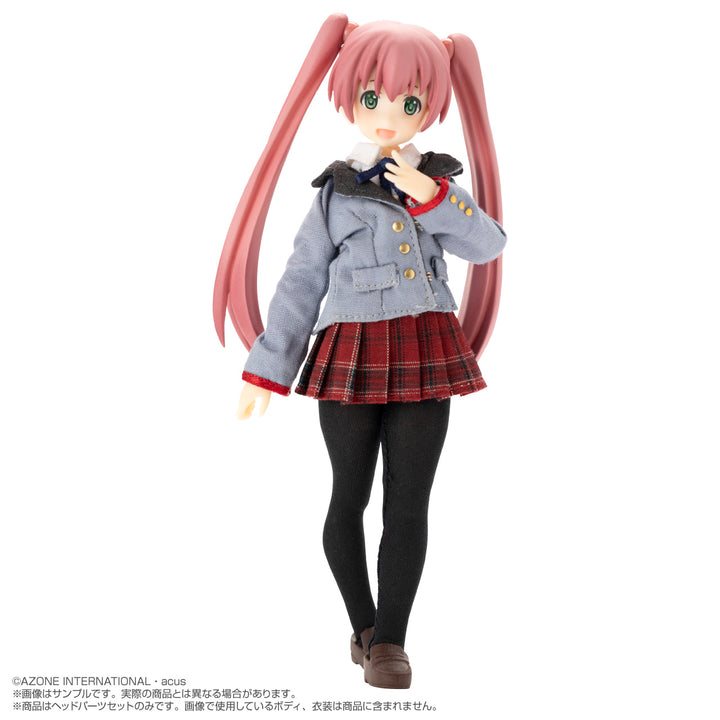 カスタムリリィ TYPE-C ヘッドパーツセット（紅藤色） 1/12スケール