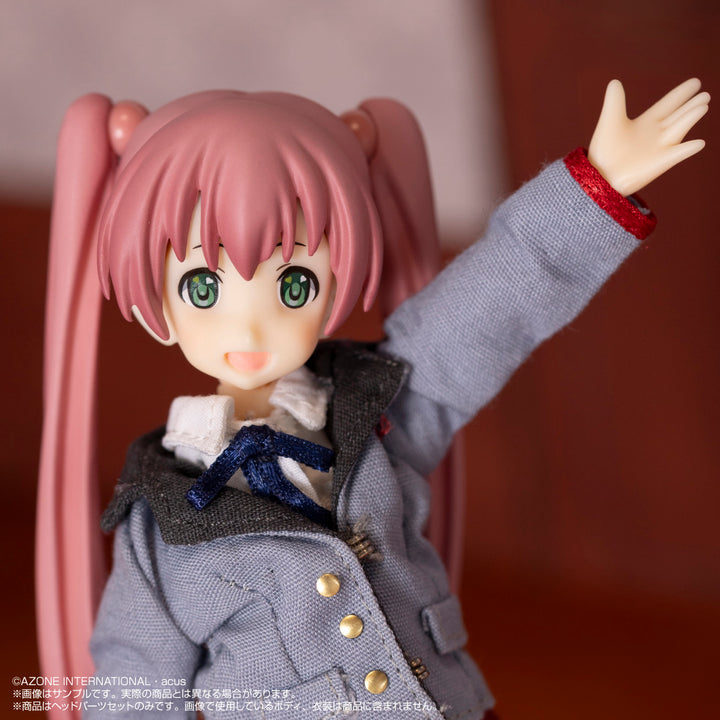 カスタムリリィ TYPE-C ヘッドパーツセット（紅藤色） 1/12スケール