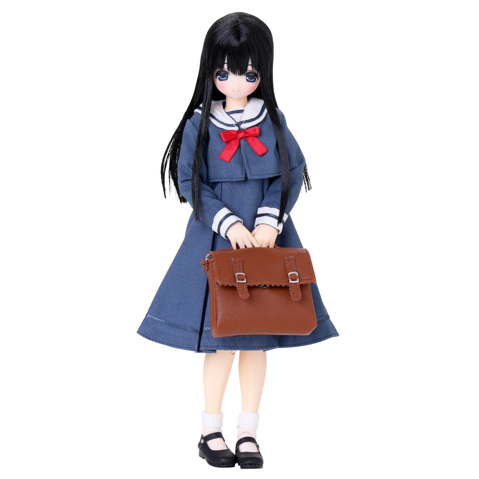 ファイセン？シームレスドール　制服２種、スウェット、ケース付き えっくす☆きゅーと 聖ポートルダム女子大付属中等部新制服／みう